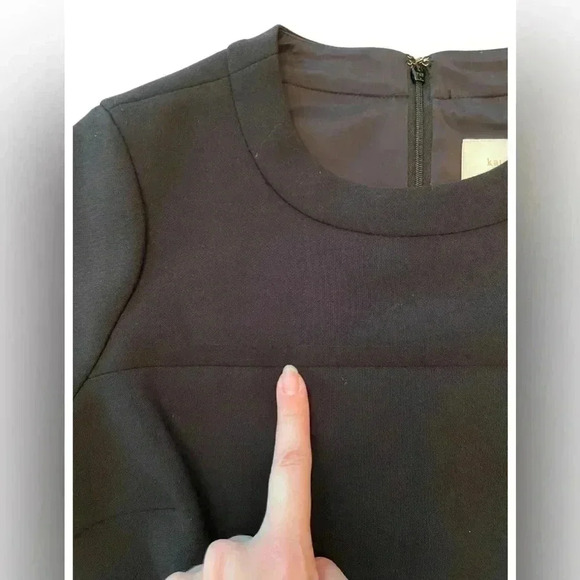 Kate Spade Black Fit and Flare Dress Size 00 - Picture 10 of 12